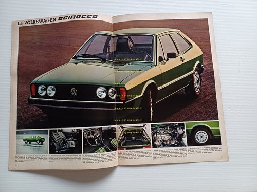Volkswagen Maggiolino - Golf - Giardinetta 1976 depliant originale italiano