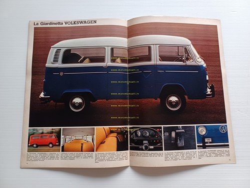 Volkswagen Maggiolino - Golf - Giardinetta 1976 depliant originale italiano