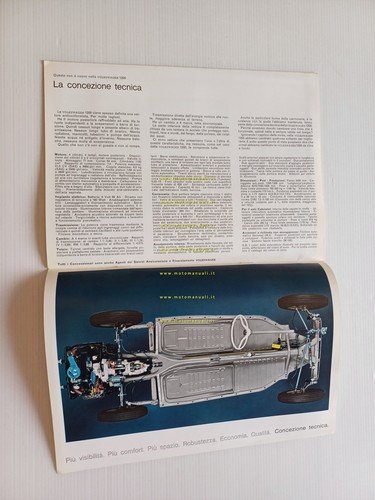 Volkswagen Maggiolino 1200 1963 depliant italiano originale