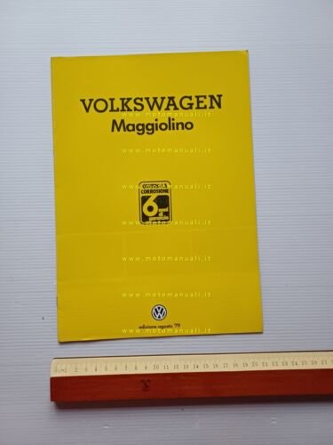 Volkswagen Maggiolino 1200 L modello 1979 depliant italiano originale