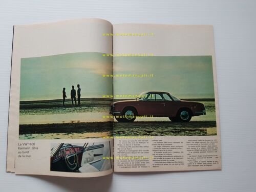 Volkswagen Maggiolino + modelli 1966 depliant originale francese