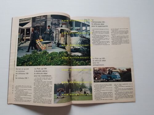 Volkswagen Maggiolino + modelli 1966 depliant originale francese