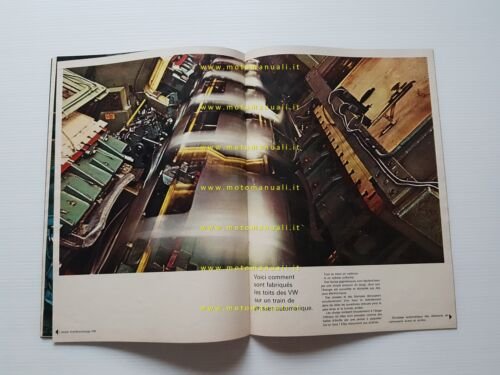 Volkswagen Maggiolino + modelli 1966 depliant originale francese