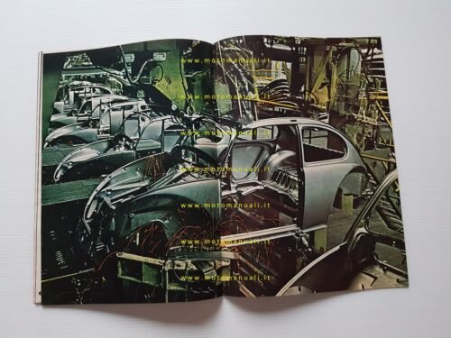 Volkswagen Maggiolino + modelli 1966 depliant originale francese