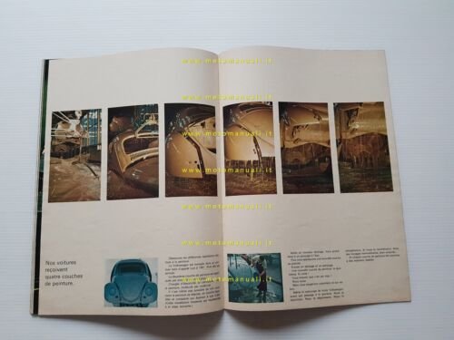 Volkswagen Maggiolino + modelli 1966 depliant originale francese