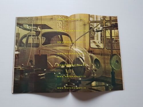 Volkswagen Maggiolino + modelli 1966 depliant originale francese