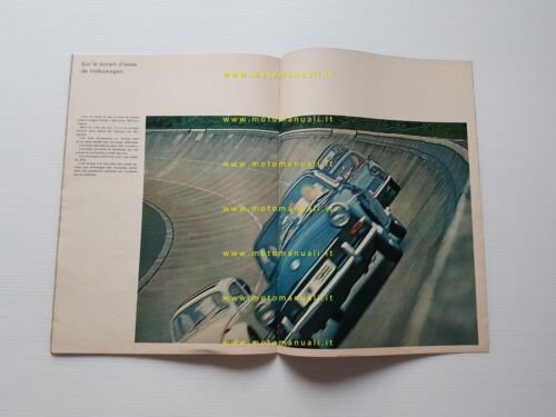 Volkswagen Maggiolino + modelli 1966 depliant originale francese