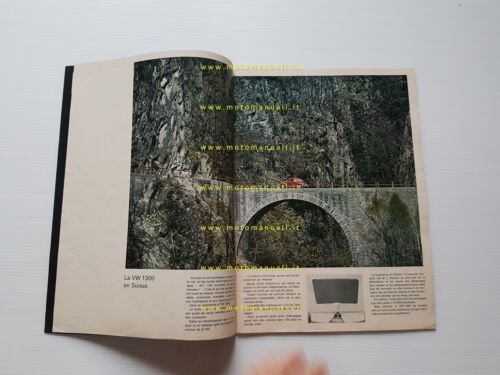 Volkswagen Maggiolino + modelli 1966 depliant originale francese