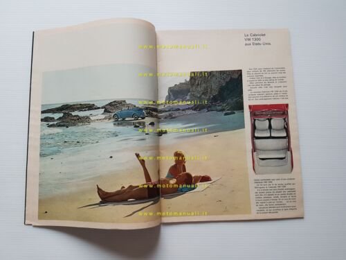 Volkswagen Maggiolino + modelli 1966 depliant originale francese