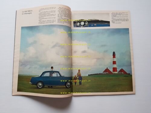 Volkswagen Maggiolino + modelli 1966 depliant originale francese