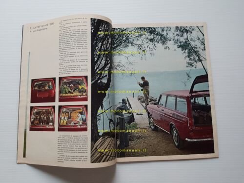 Volkswagen Maggiolino + modelli 1966 depliant originale francese