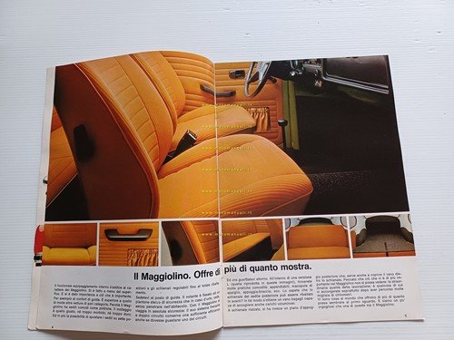 Volkswagen Maggiolino modelli 1976 depliant italiano originale