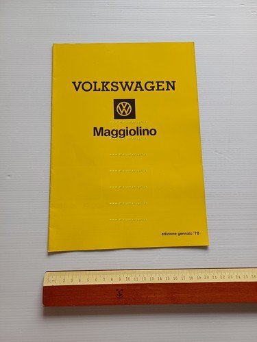 Volkswagen Maggiolino modelli 1978 depliant italiano originale