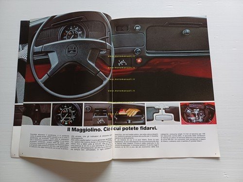 Volkswagen Maggiolino modelli 1978 depliant italiano originale