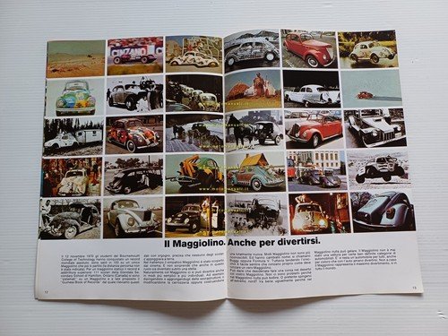 Volkswagen Maggiolino modelli 1978 depliant italiano originale