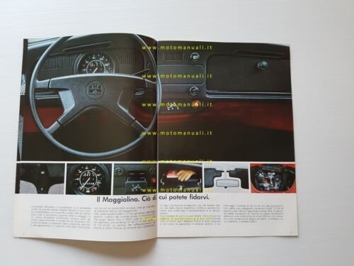 Volkswagen Maggiolino modelli 1979 depliant originale italiano