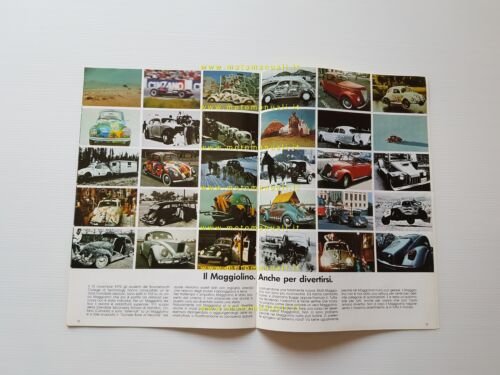 Volkswagen Maggiolino modelli 1979 depliant originale italiano