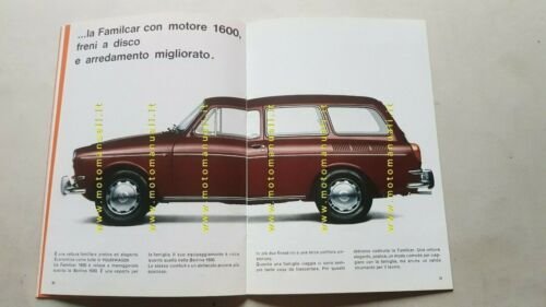 Volkswagen Maggiolino nuovi modelli 1965 depliant originale ITALIANO brochure