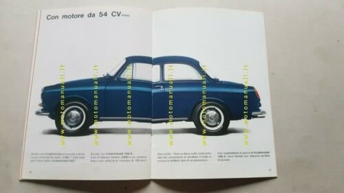 Volkswagen Maggiolino nuovi modelli 1965 depliant originale ITALIANO brochure