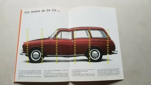 Volkswagen Maggiolino nuovi modelli 1965 depliant originale ITALIANO brochure