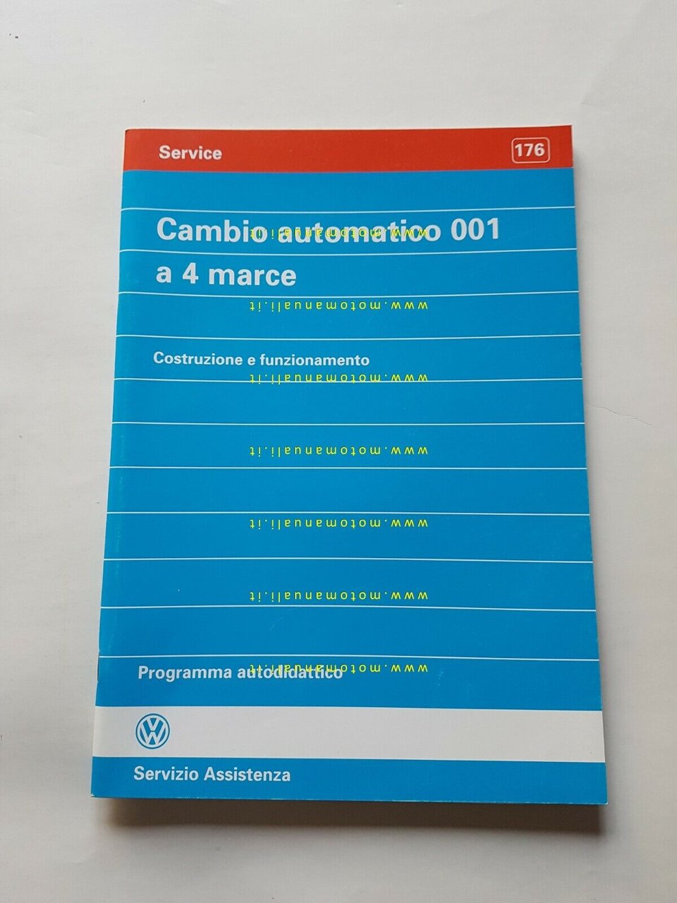Volkswagen manuale officina cambio automatico 001 4 marce 1995 originale
