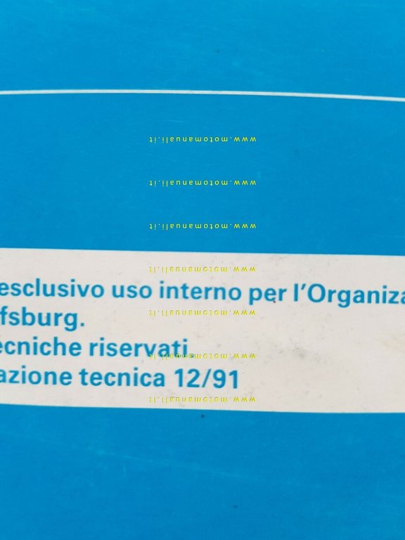 Volkswagen manuale officina descrizione motori V8 - 5 cilindri 20v …