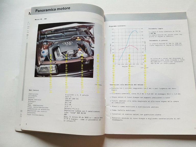 Volkswagen manuale officina descrizione motori V8 - 5 cilindri 20v …