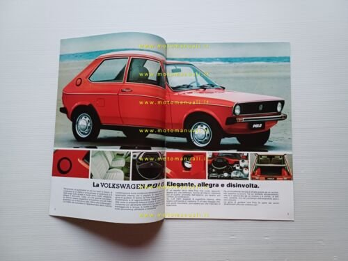 Volkswagen modelli 1976 Maggiolino Golf Scirocco etc depliant italiano originale