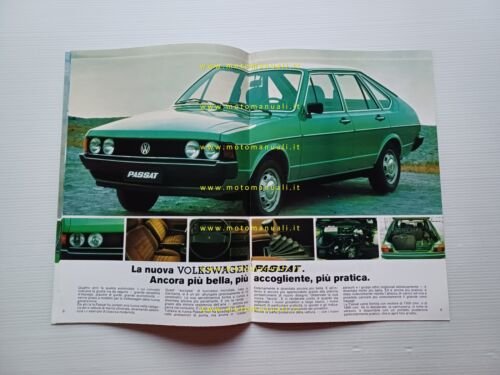 Volkswagen modelli 1976 Maggiolino Golf Scirocco etc depliant italiano originale