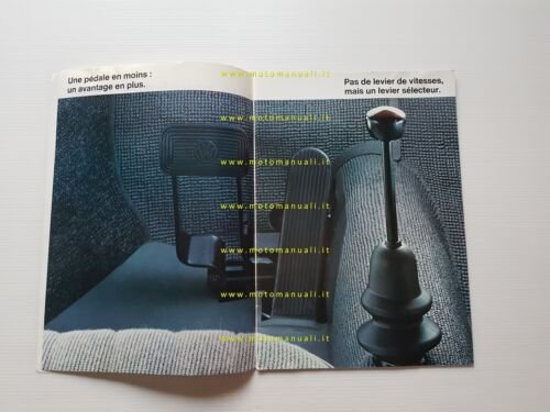 Volkswagen nuovo Maggiolino nouvelle Coccinelle 1969 depliant originale francese