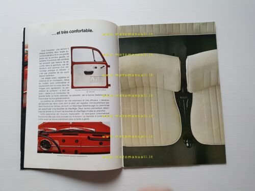 Volkswagen nuovo Maggiolino nouvelle Coccinelle 1969 depliant originale francese