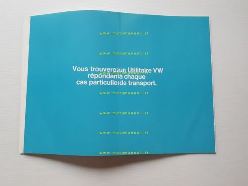 Volkswagen nuovo Transporter modelli 1969 depliant francese originale