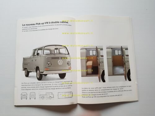 Volkswagen nuovo Transporter modelli 1969 depliant francese originale