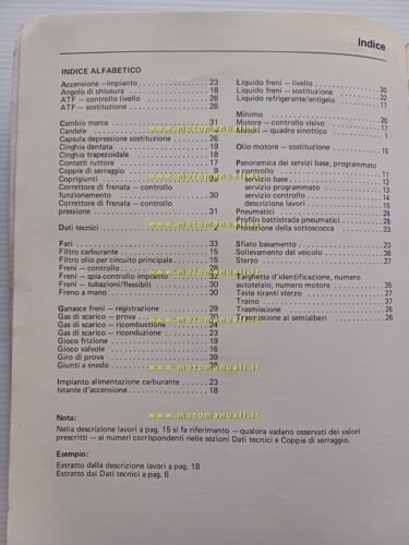 Volkswagen Passat - Audi 80 1981 manuale manutezione officina originale