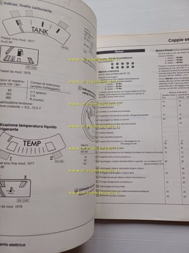 Volkswagen Passat - Audi 80 1981 manuale manutezione officina originale