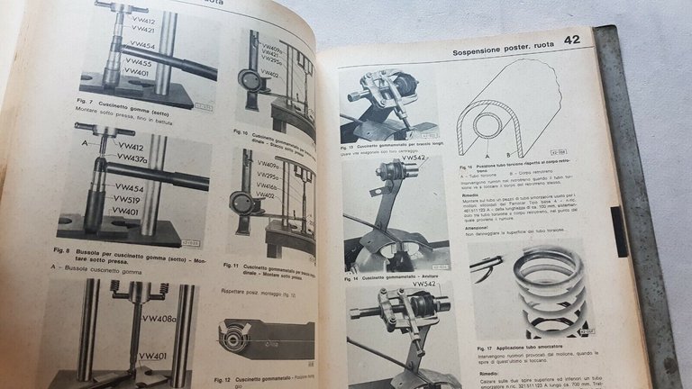 Volkswagen Passat Audi 80 1976 manuale officina riparazione originale italiano
