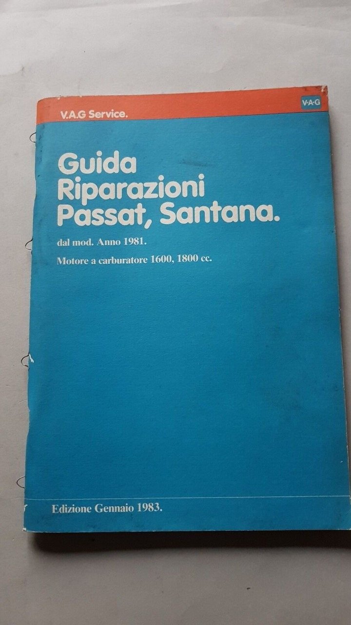 Volkswagen Passat Santana motore Benzina manuale officina ITALIANO