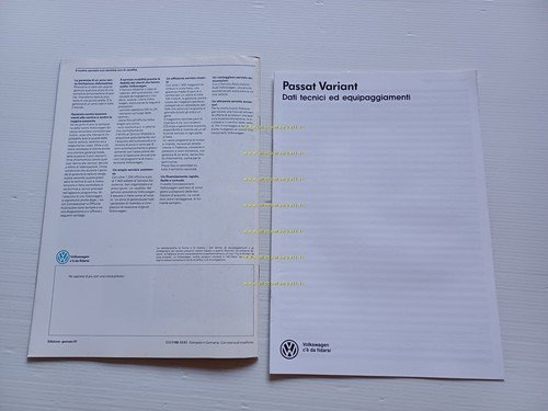 Volkswagen Passat tutti modelli 1991 depliant auto epoca ITALIANO originale