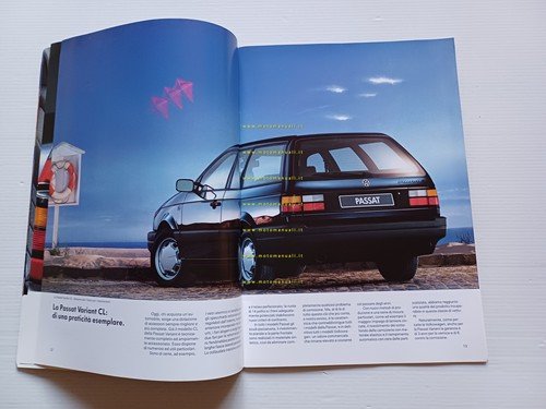 Volkswagen Passat tutti modelli 1991 depliant auto epoca ITALIANO originale