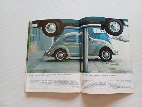 Volkswagen produzione furgoni 1965 depliant italiano originale