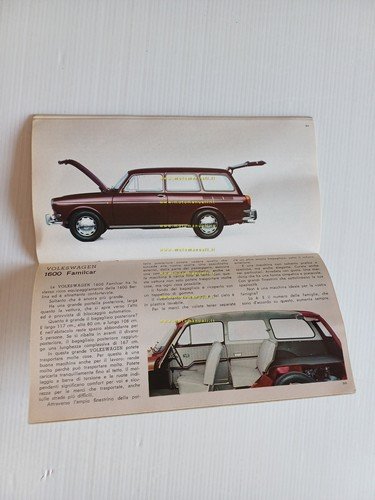 Volkswagen produzione modelli 1965 depliant italiano originale