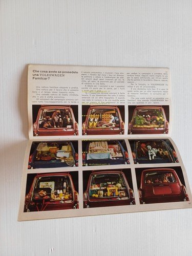 Volkswagen produzione modelli 1965 depliant italiano originale