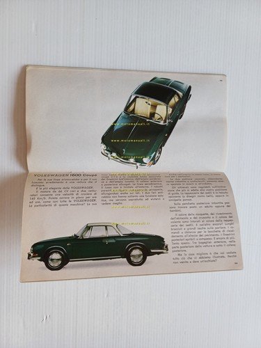 Volkswagen produzione modelli 1965 depliant italiano originale