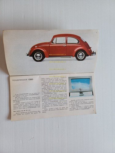 Volkswagen produzione modelli 1965 depliant italiano originale
