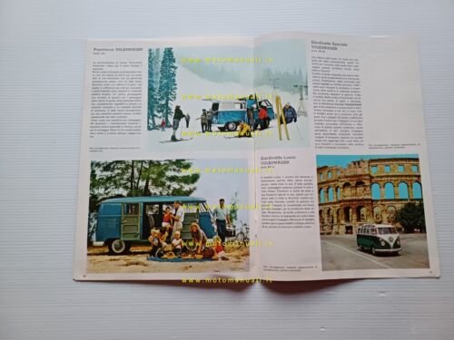 Volkswagen produzione modelli 1966 depliant italiano originale