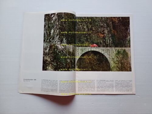 Volkswagen produzione modelli 1966 depliant italiano originale