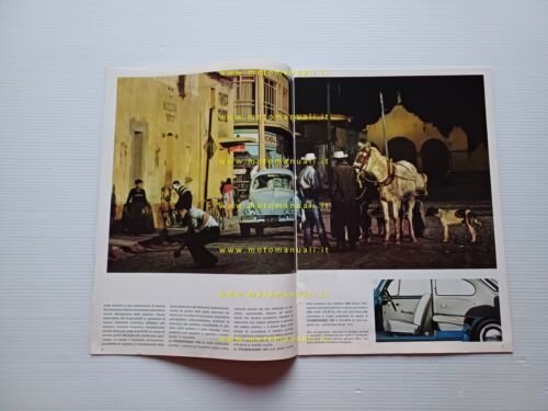Volkswagen produzione modelli 1966 depliant italiano originale