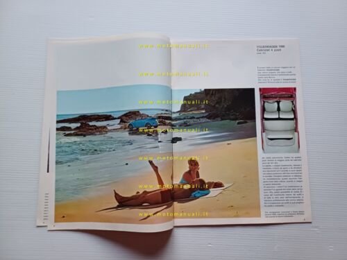 Volkswagen produzione modelli 1966 depliant italiano originale