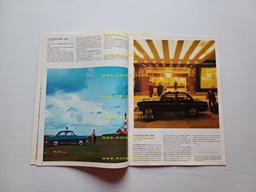 Volkswagen produzione modelli 1966 depliant italiano originale