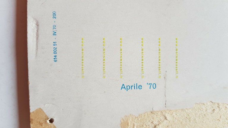 Volkswagen tabella officine autorizzate servizio VW 1970 originale cartonato